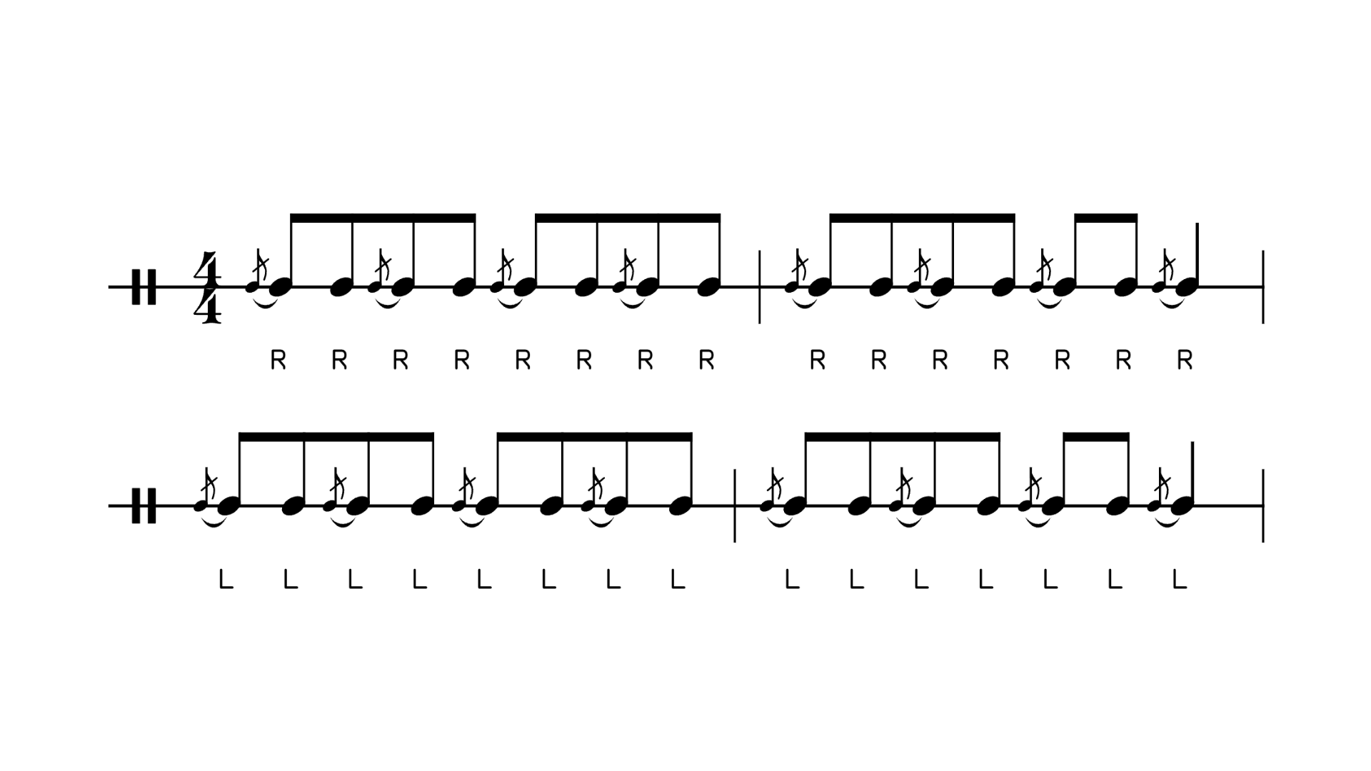 Weak Hand Control | Drum Rudiments